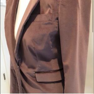 Rachel Zoe Brown Soft Velvet blazer